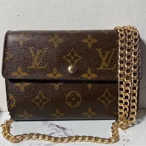 Authentic Louis Vuitton Monogram Porte Tresor Wallet
